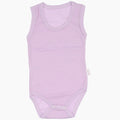 Baby Girl Ruffle-Sleeve Sleeveless Bodysuit - Soft Pink (0-24 months)