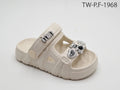 Chic Embellished Platform Cloud Clogs – Ivory White (26\29)