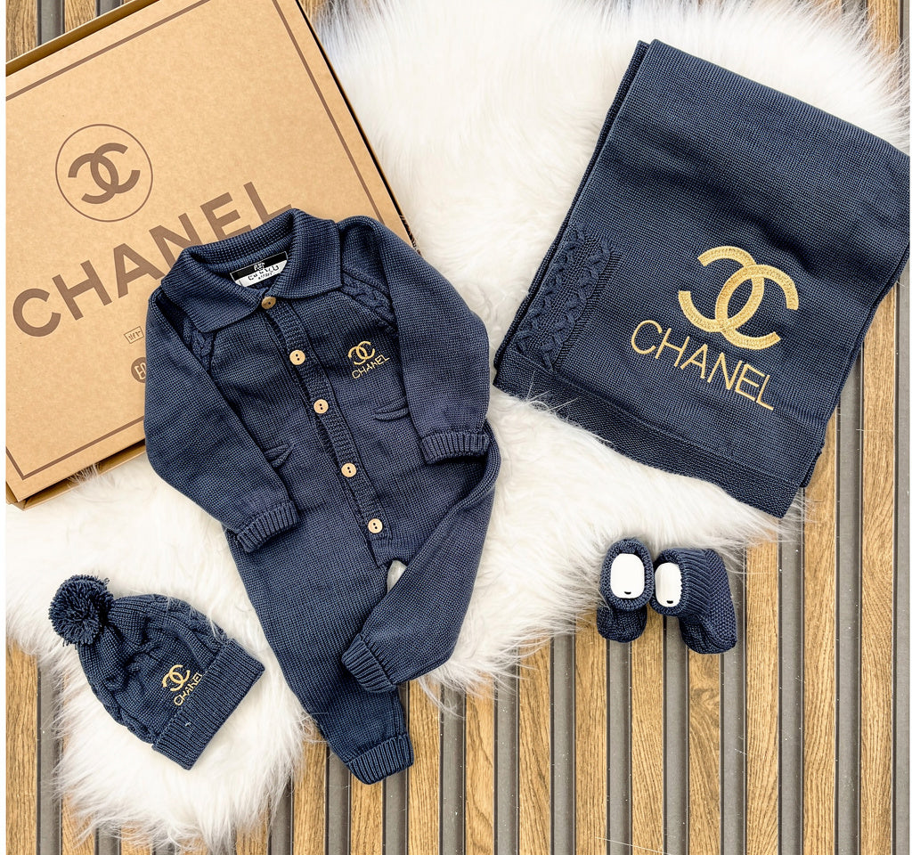Baby Clothing Set - Dark Blue (0-6 months)