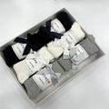 EFNE Kids' Cotton Ankle Socks – 6-Pack Assorted (Black, White, Gray)- (6-9Years)