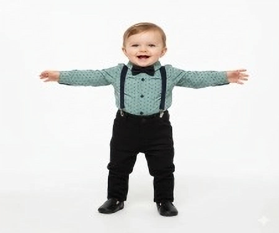 Little Gentleman  Formal Suit Set - Green (6-24 months)