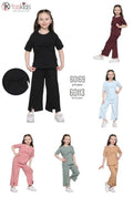 Kids' Comfy Cotton Lounge Set - Black  () (6-9 years)
