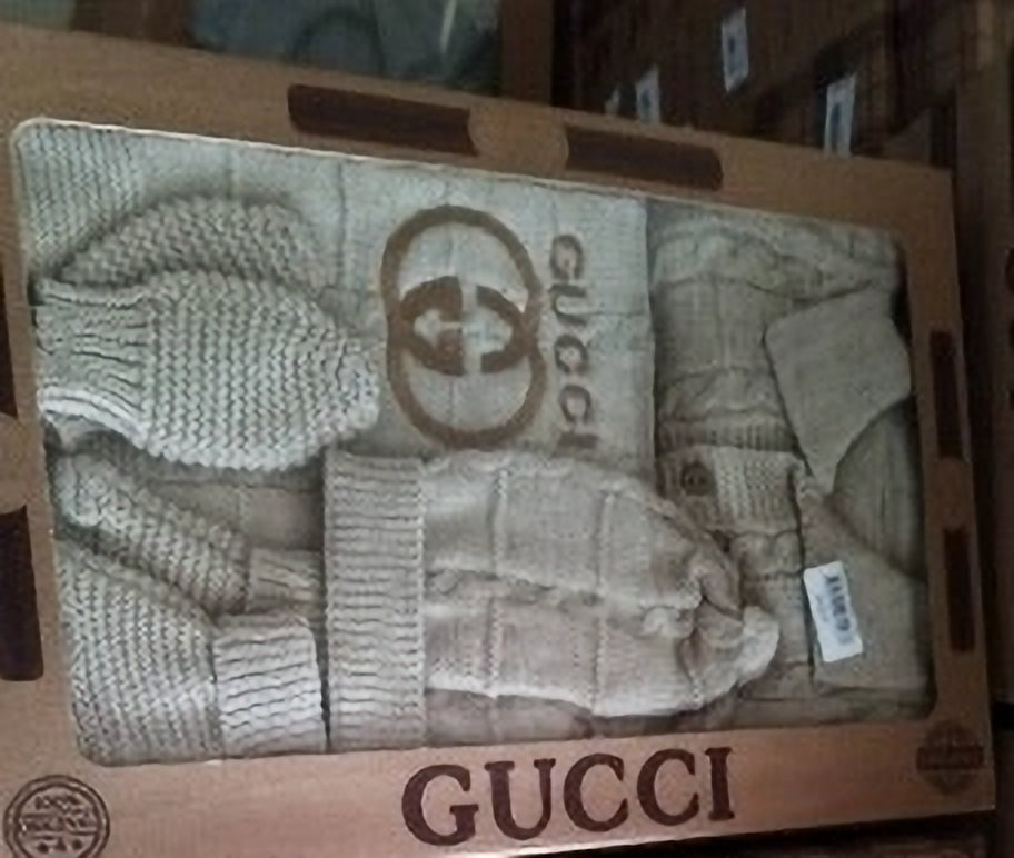 Gucci Children's GG Wool Jacquard Sweater - Beige (6-9 month)