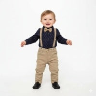 Little Gentlem Formal Suit Set - Dark Blue (6-24 months)