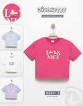 Divonette "L&K NICE" Kids' Lycra T-Shirt Set  - Pink (6-9 years)