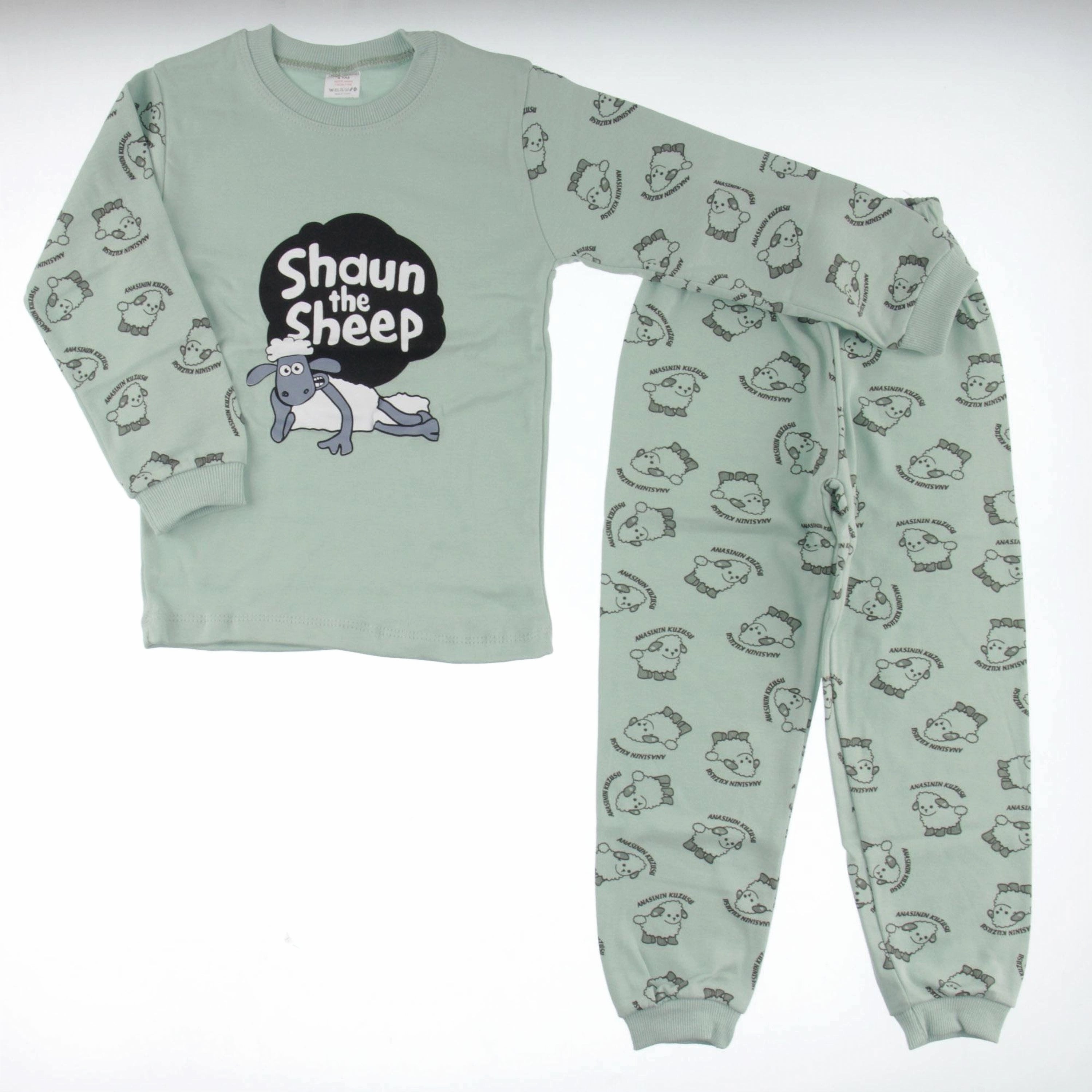 Cheviot Kids’ Shaun the Sheep Sweatshirt - Jungle Green(4-6 years)