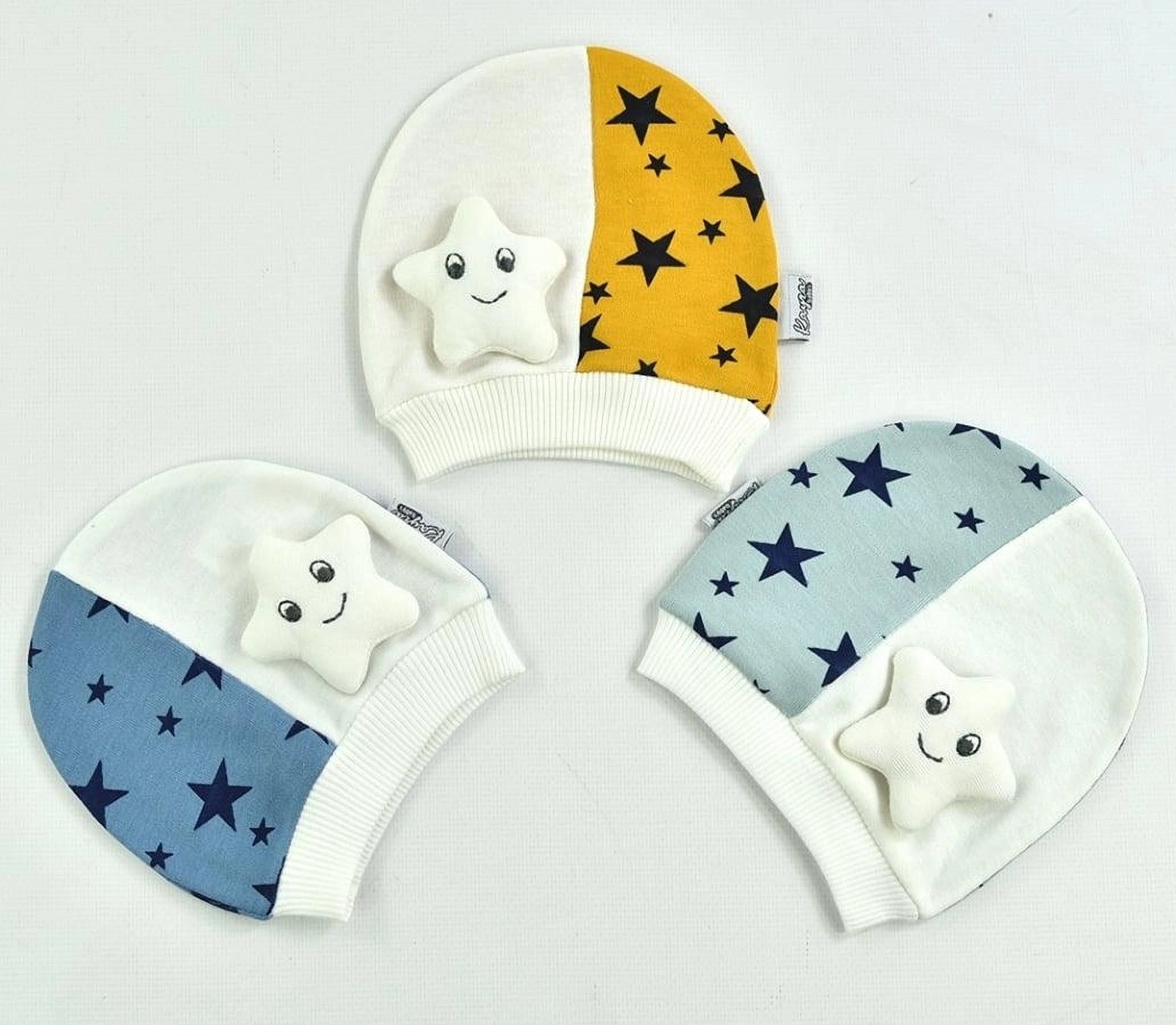 Celestial Dream Baby Beanie Trio (9-12 months)