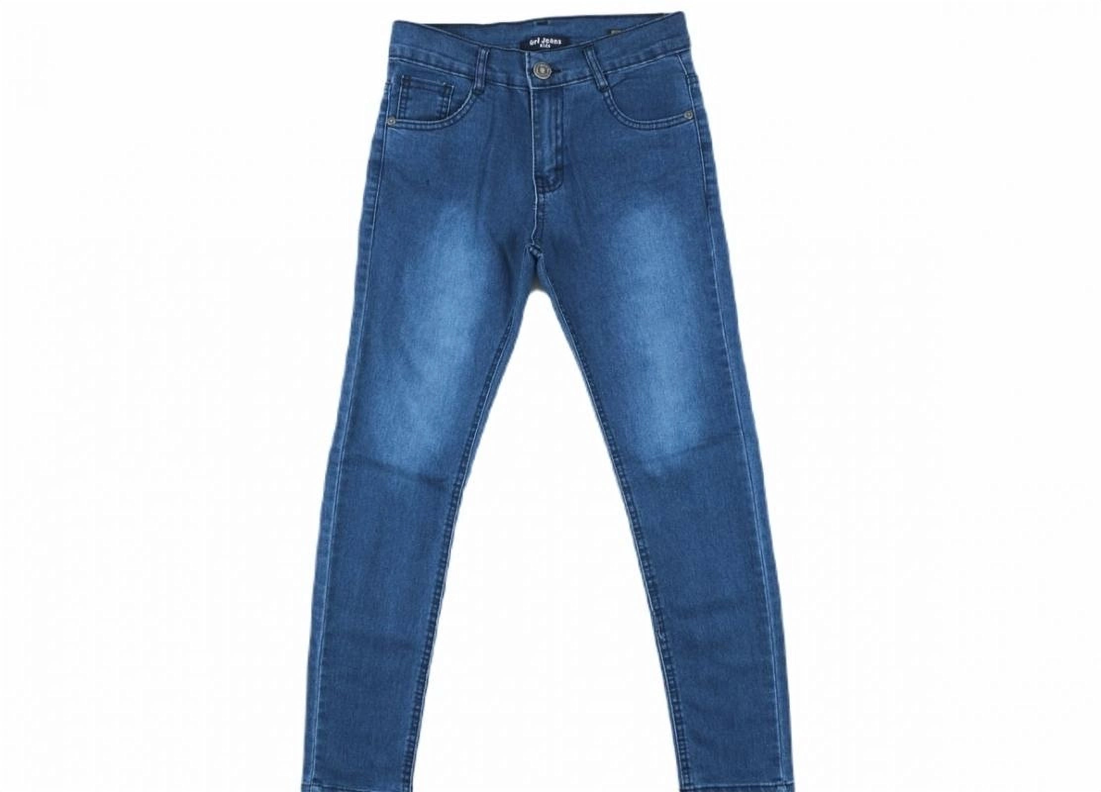 Teens' Classic Straight-Leg Denim Jeans - Blue (13-17  years)