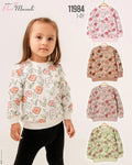 Peri Masali Kids Floral Print Crewneck Sweater(1-4 years)
