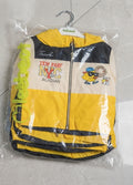 Men's Yellow & Black Graphic Sport Jacket - Yellow (1-2-3-4 years)