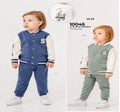 Toddler Boy's Varsity Baseball Jacket and Pants 2-Piece- Blue (9-12-18-24 month)