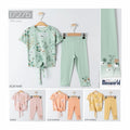 Miniworld Organic Cotton Newborn 3-Piece Set - Yellow (3-6 years)