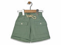 Luca Linen Utility Shorts - Calla Green - Beige (9-12 years)