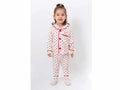 Sweetheart Ruffled Cotton Pajama Set  - Red (9-24 months)