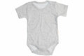 Essential Short Sleeve Baby Bodysuit – Heather Gray (1-3 years)