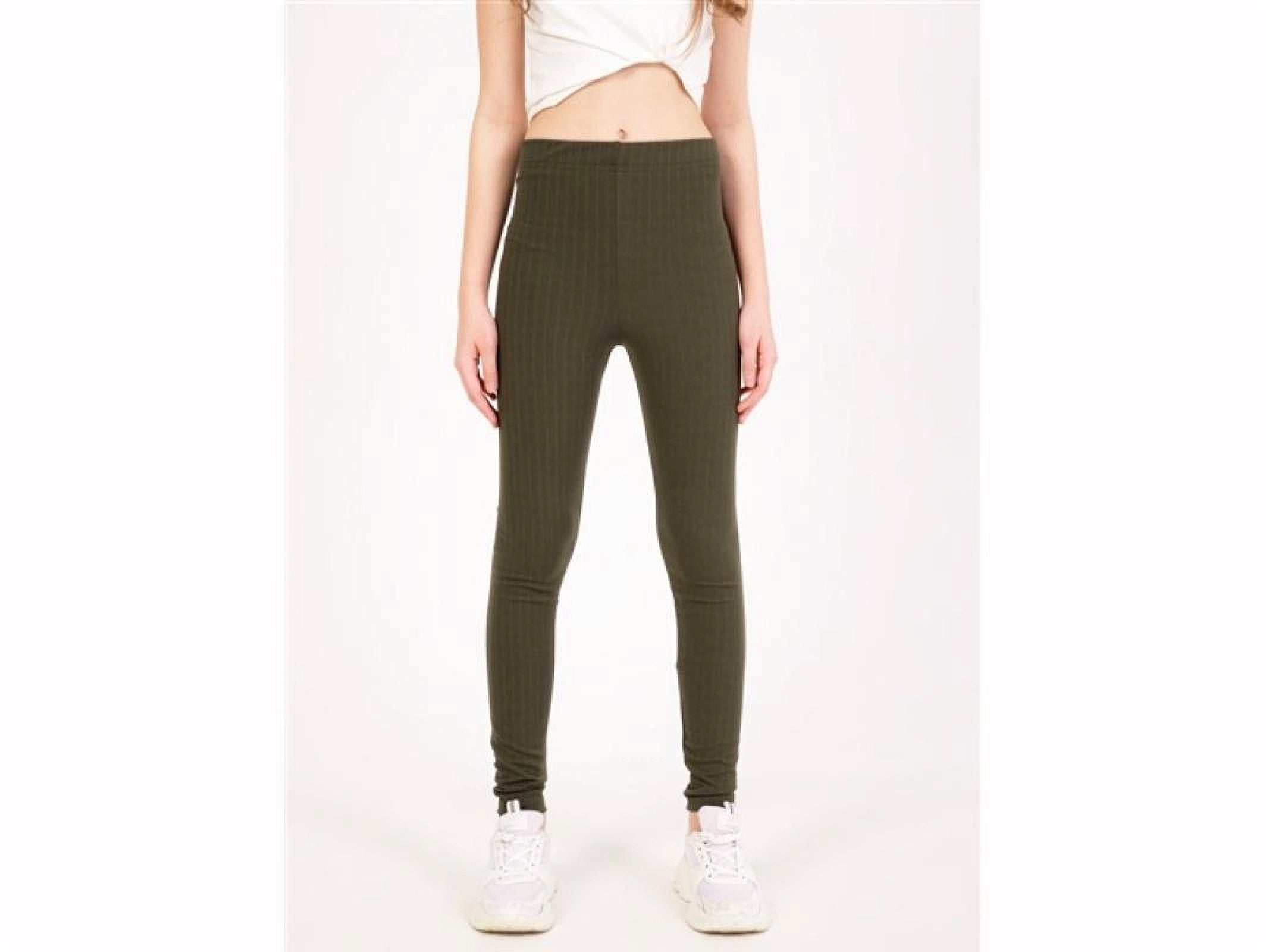 Kids' Premium Skinny Fit Stretch Trousers – Olive Green