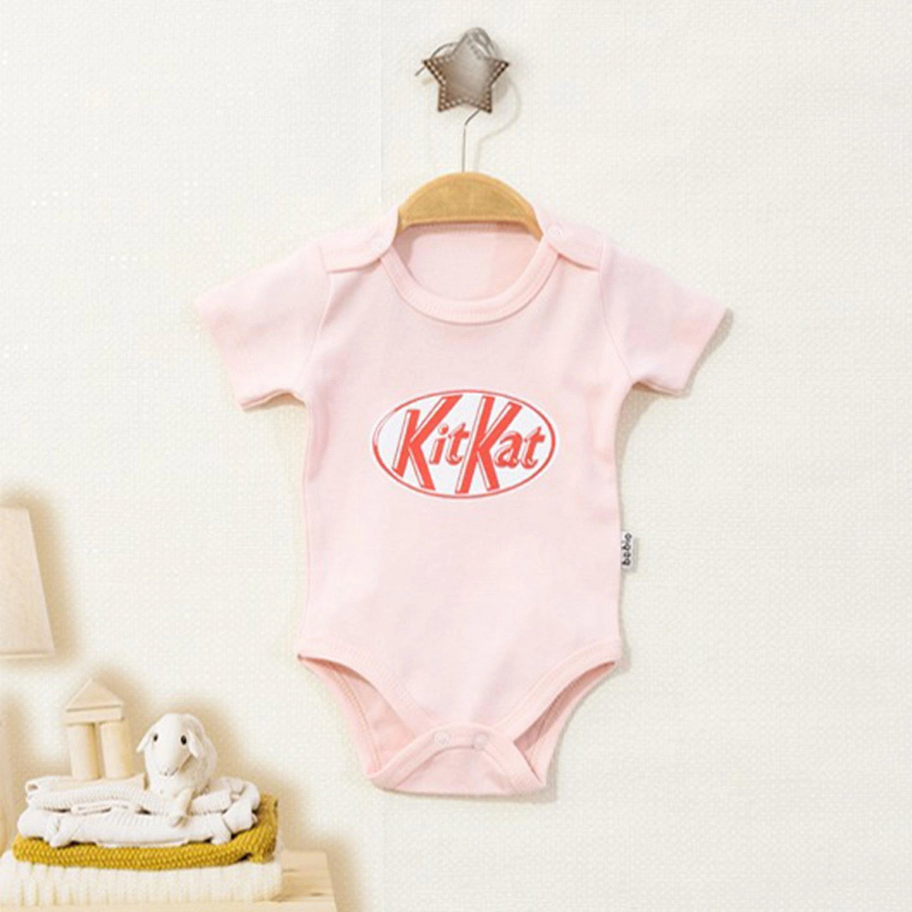 KitKat Logo Baby Bodysuit  - Yellow (3-18 months)