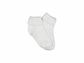 Kids Everyday Essential Ribbed Sock- White (2-3 years)