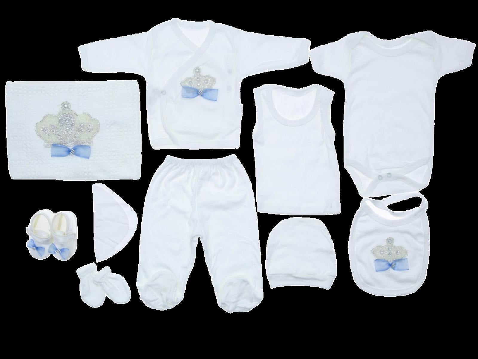 10-Piece Newborn Prince "Coming Home" Layette Set (1 month)
