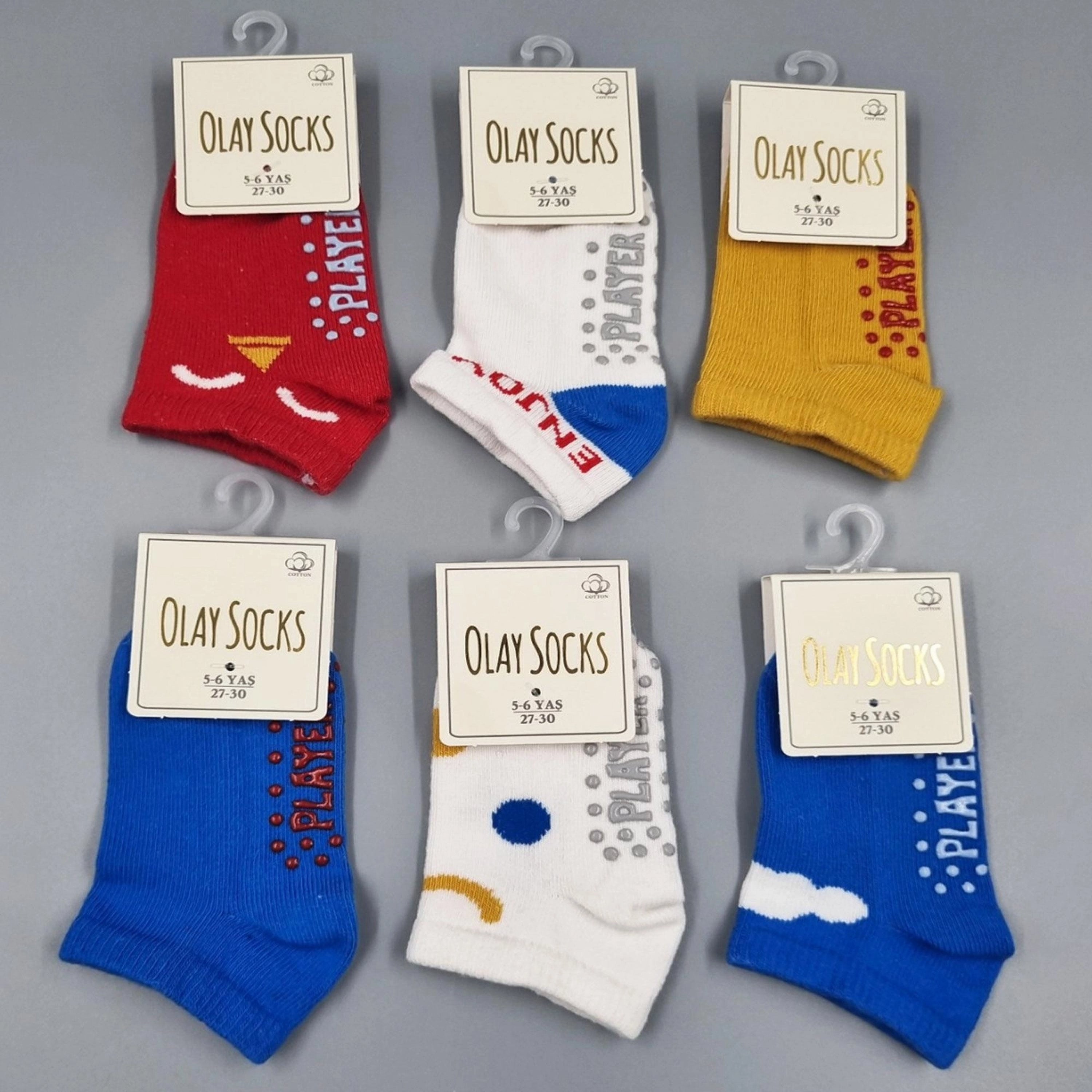 Olay Socks Kids’ Cotton Crew Socks  (6-18 months)