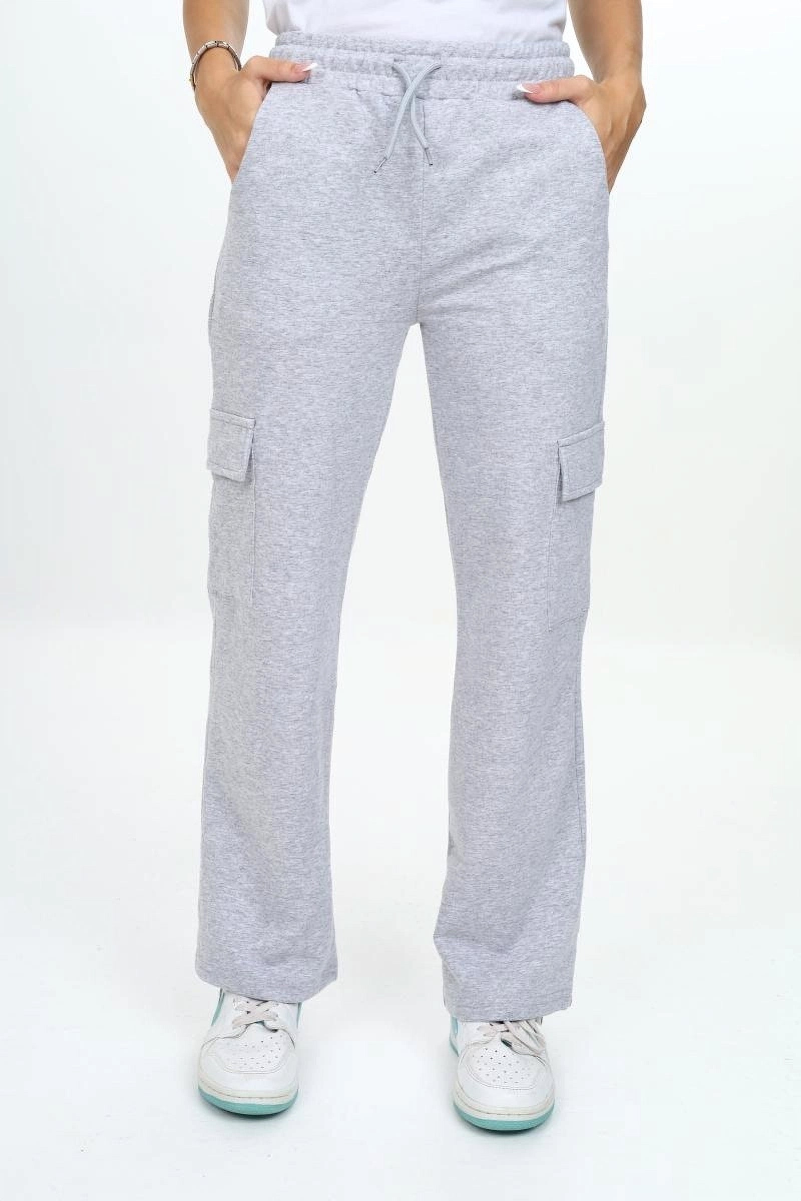 Heather Grey Cargo Joggers-Age 8-10