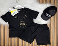 Kenzo Kids 3-Piece Summer Set: Embroidered Tiger T-Shirt, Shorts