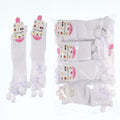 Girls' Ruffle Ankle Socks with Pom-Pom Accents  (5-12 years)