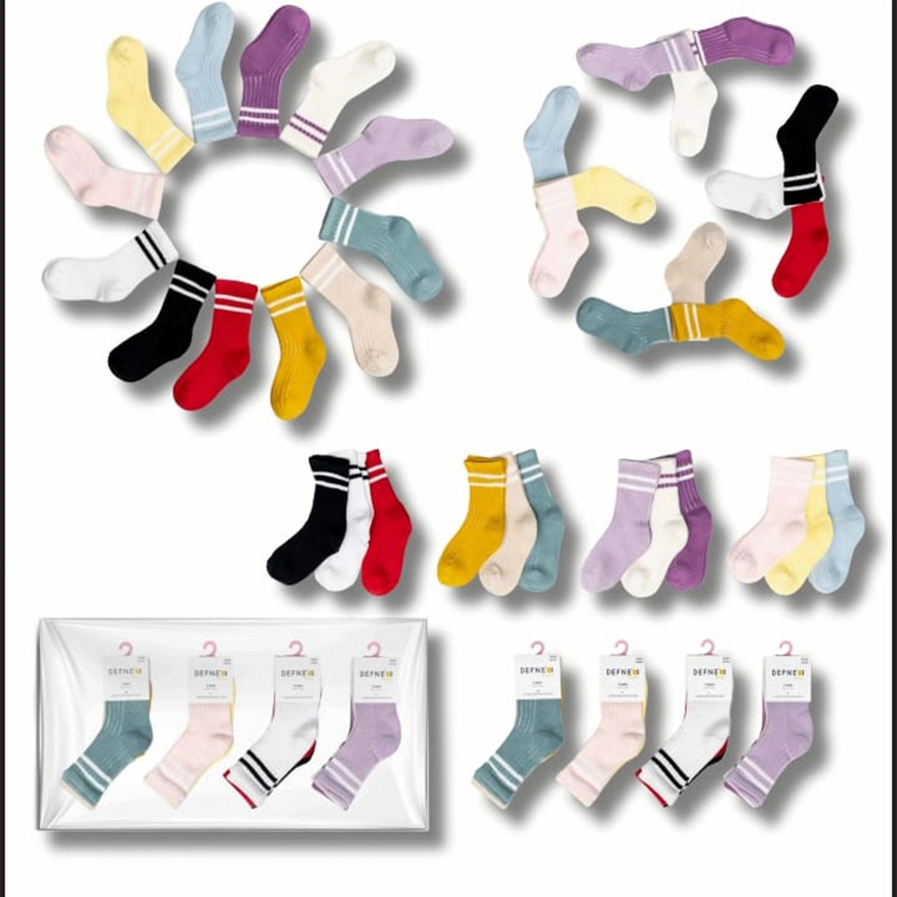 ibrant Kids' Multi-Color Comfort Sock Set - 6-12 Months