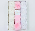 JW Jewel Baby Girl Floral Headband & Lace Sock Gift Set- Color (0-6 months)