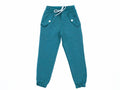 Kids' Soft-Knit Jogger Pants with Contrast Drawstring - Green (9-12 years)